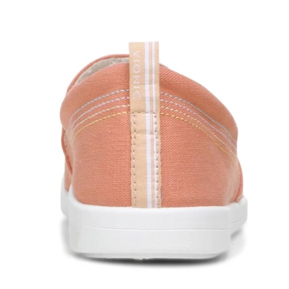 Women’s Vionic Marshall Canvas Slip On – Papaya (WIDE) - Picture 12 of 12